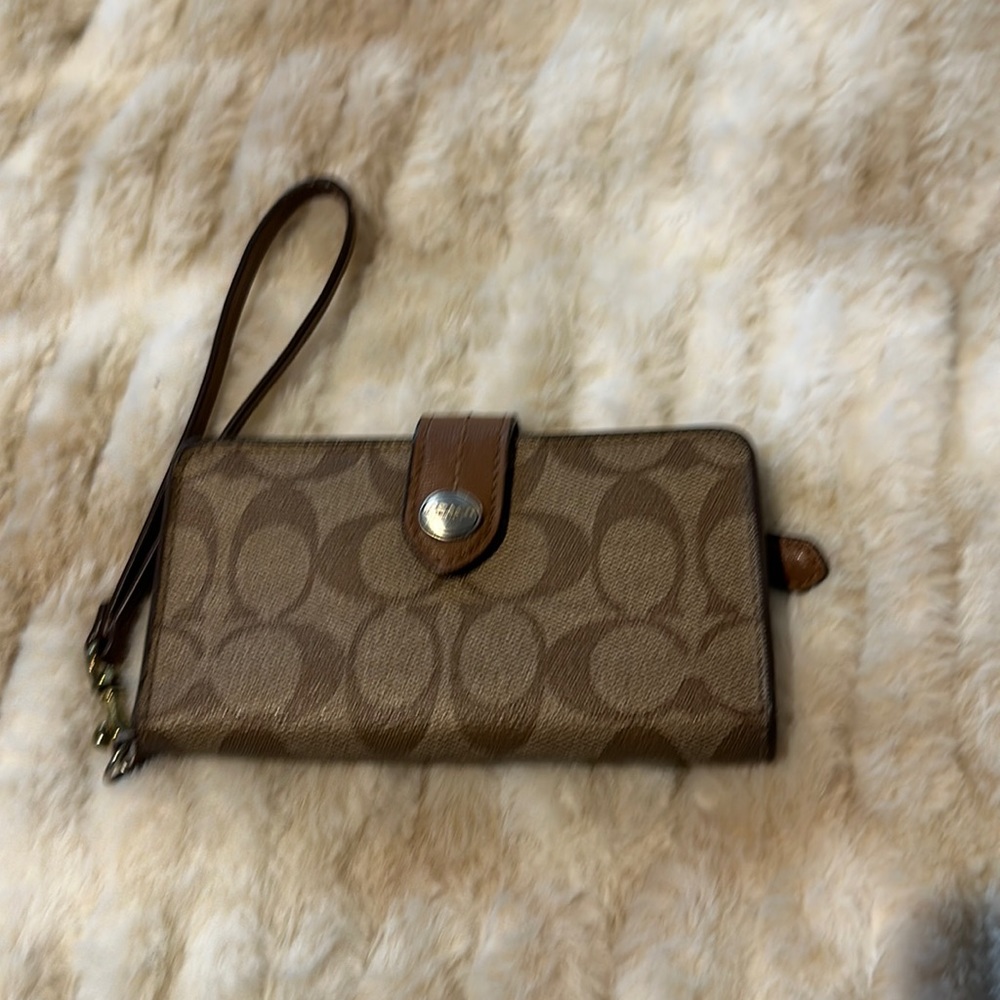 Coach leather wallet